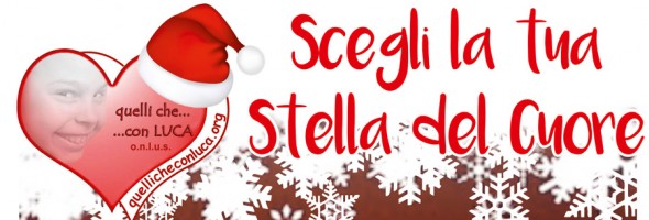 Stella Di Natale Beneficenza.Stella Di Natale Quelli Che Con Luca Onlus